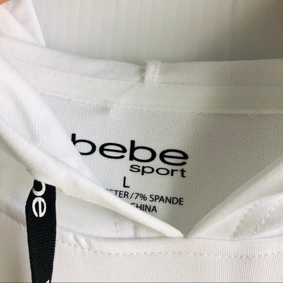 NEW! Bebe Sport hooded sweatshirt front zippers - Picture 3 of 7